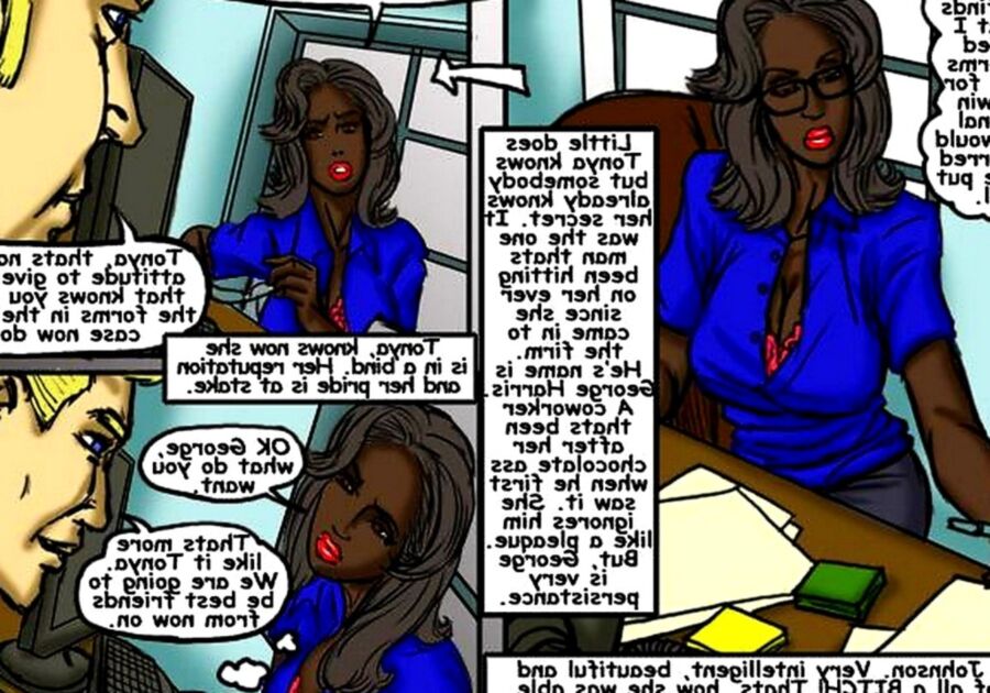 Illustrated Interracial - Black Bitch 2 of 10 pics