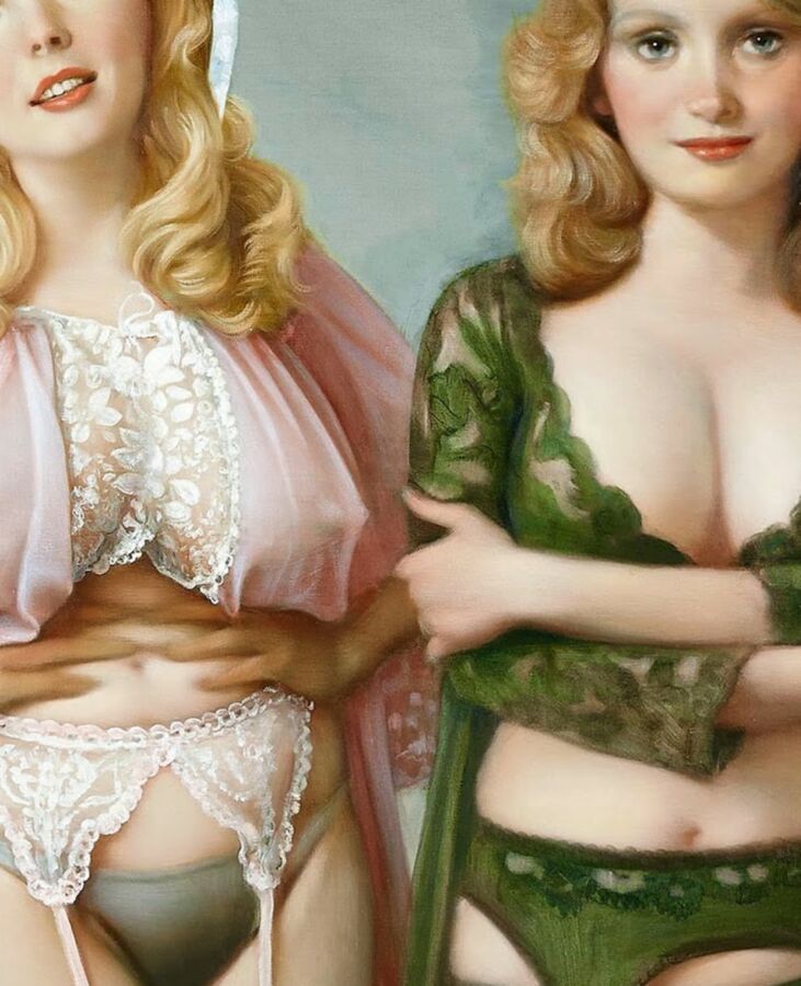 Redhead erotic paining by John Currin  11 of 11 pics