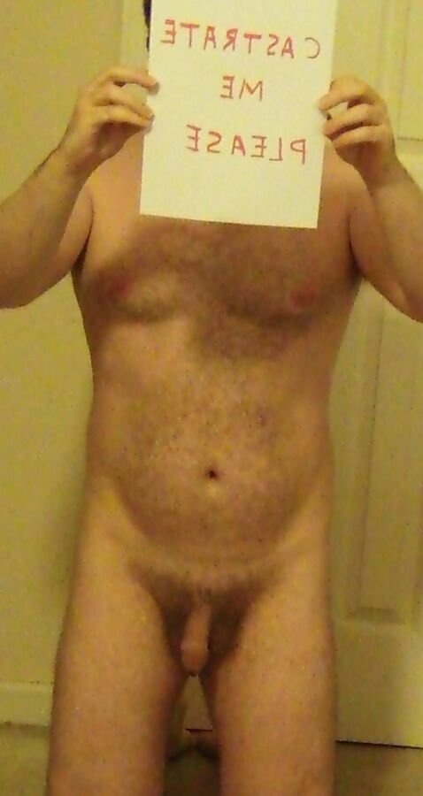 submissive white male slave 1 of 3 pics