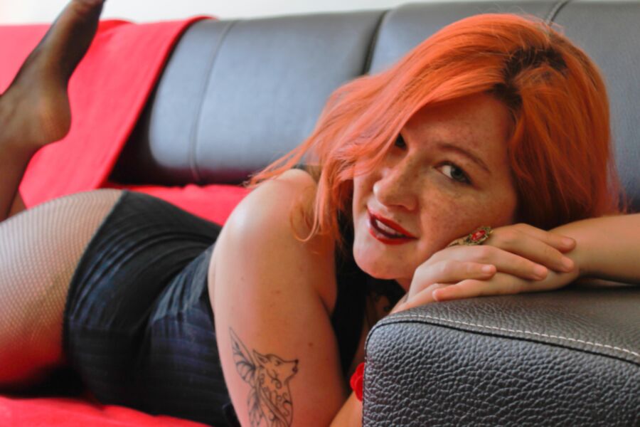 Suicide Girls - Dafiel - Red Fire 3 of 59 pics