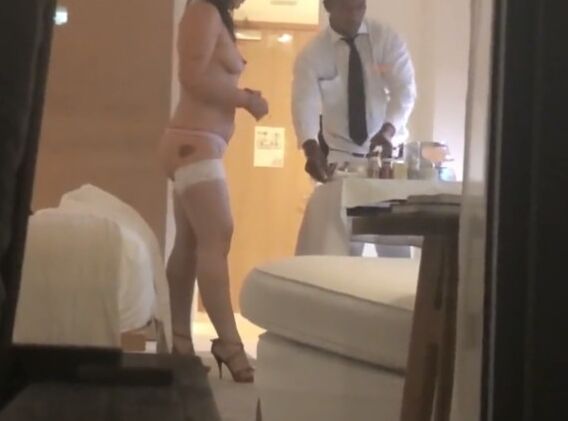 Texas Wife dared to flash room service black guy 4 of 7 pics