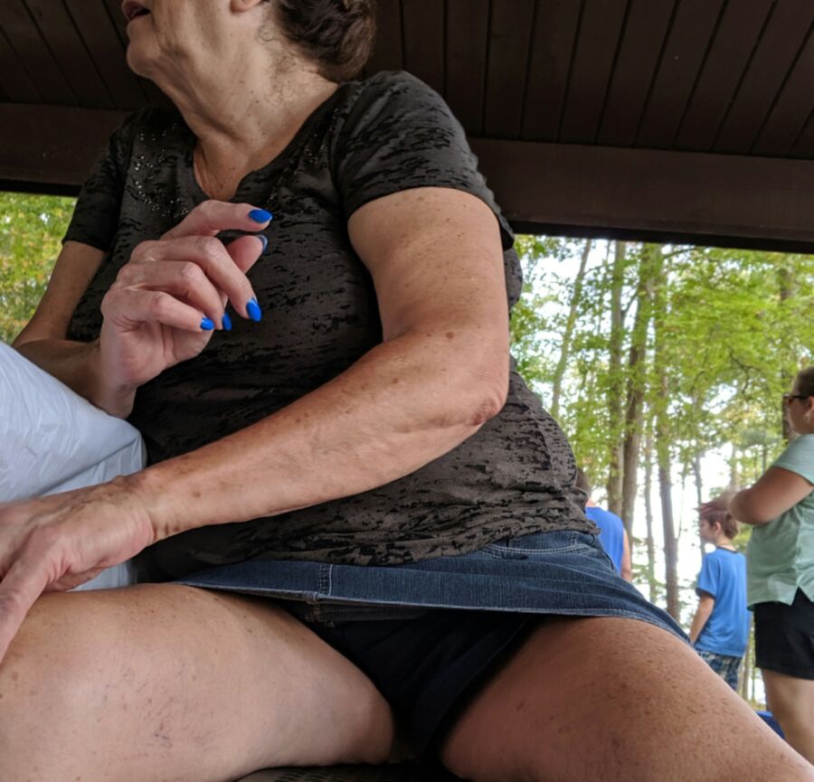 Granny upskirt 15 of 17 pics