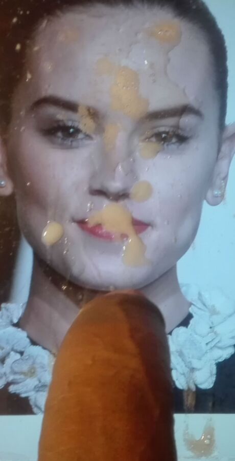 Daisy Ridley Spit and Cum Tribute 1 of 3 pics