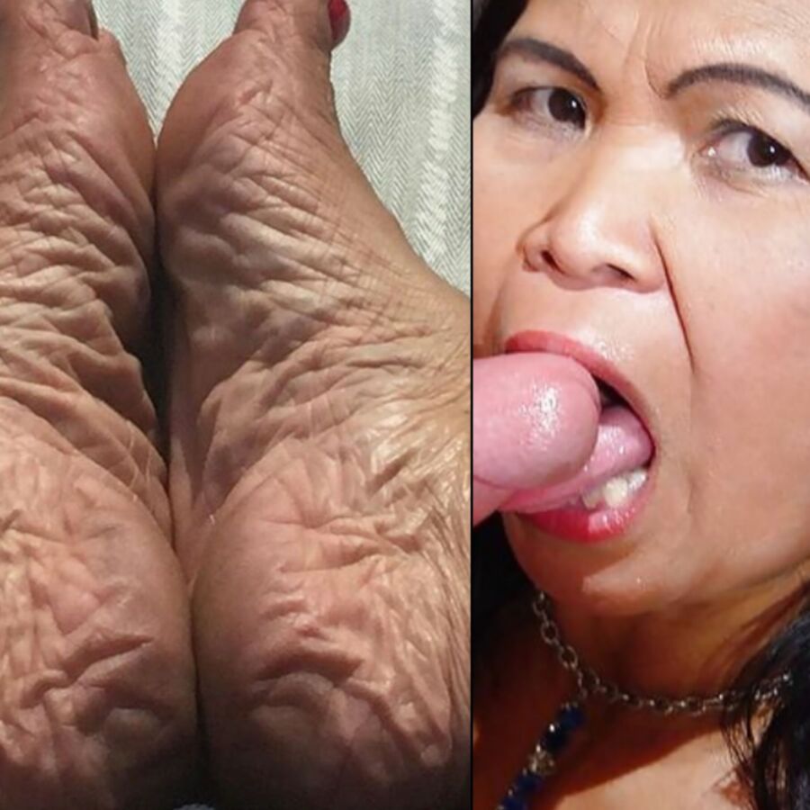 Mature Asian Sarah footjob wishlist 5 of 8 pics