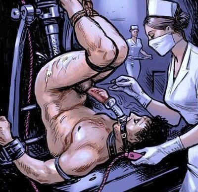 Vintage nurse first time torture