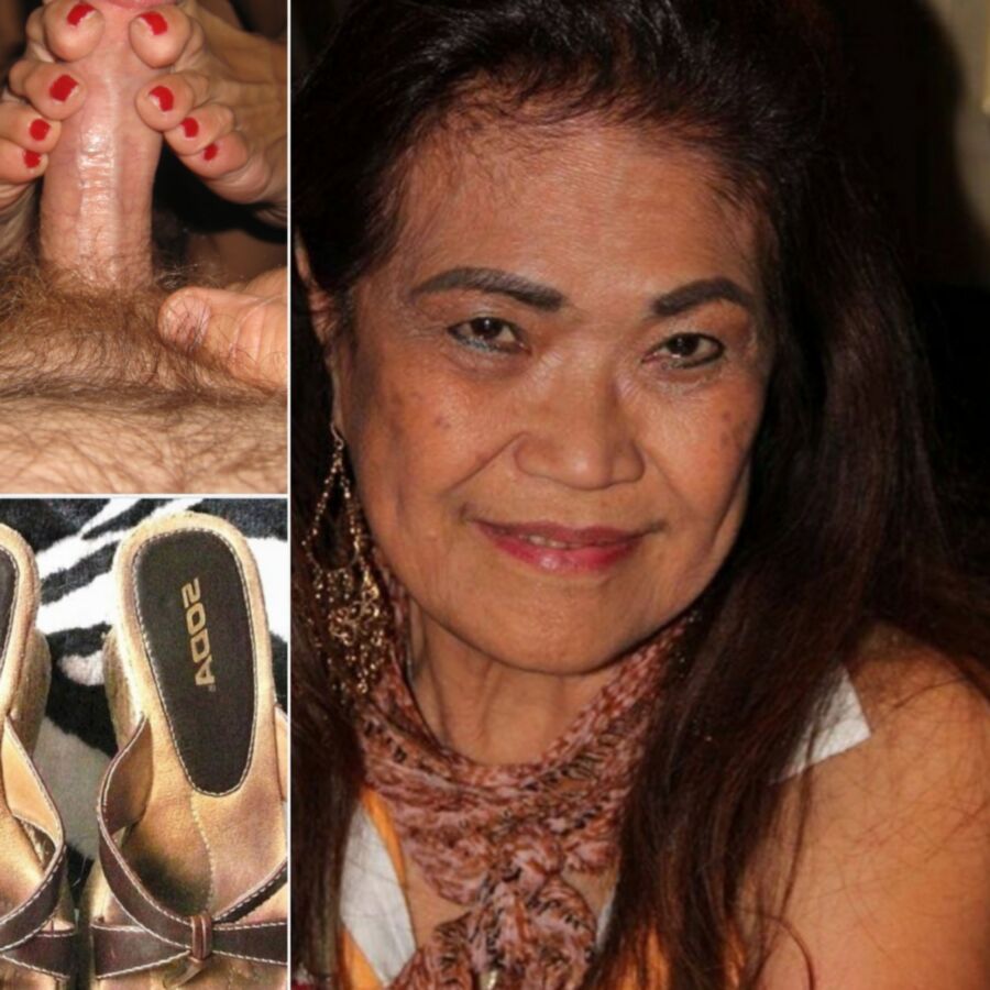 Mature Asian Granny footjob wishlist 6 of 8 pics