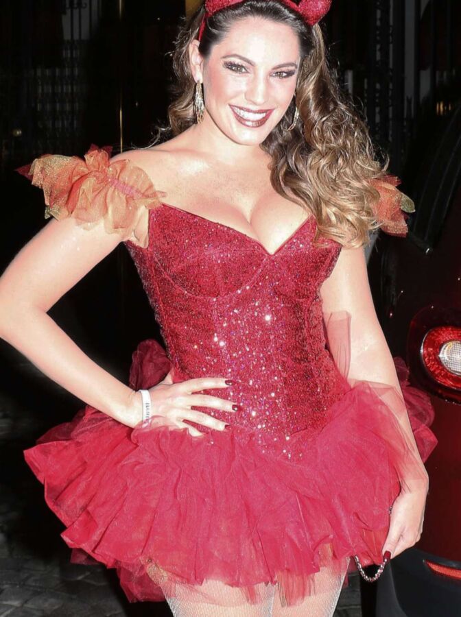 Kelly Brook - Busty British Babe as Naughty Devil for Halloween 21 of 74 pics