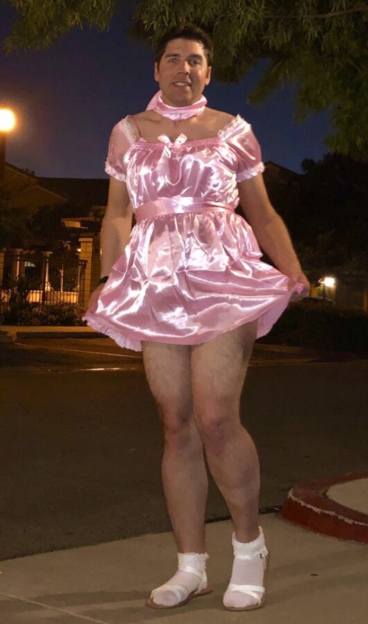 Marky Loves to be Exposed and Show His Face in Sissy Dresses 3 of 8 pics