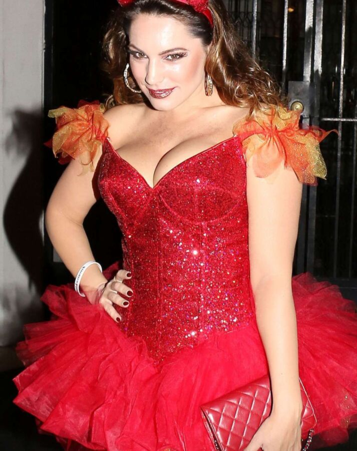 Kelly Brook - Busty British Babe as Naughty Devil for Halloween 6 of 74 pics