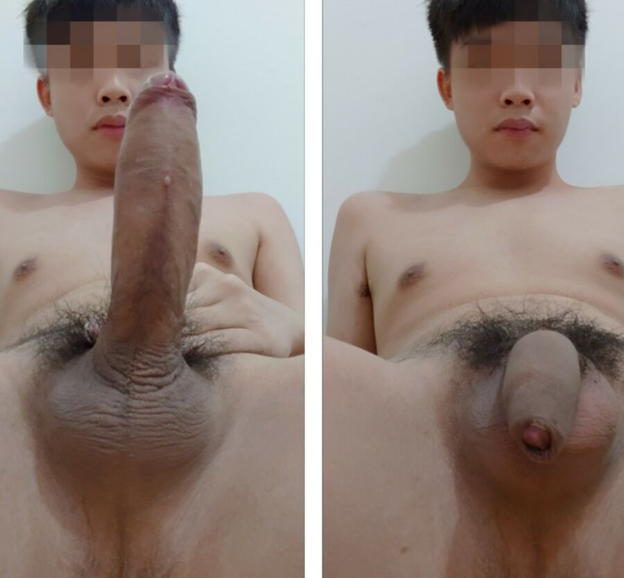 before and after of dick 3 of 3 pics