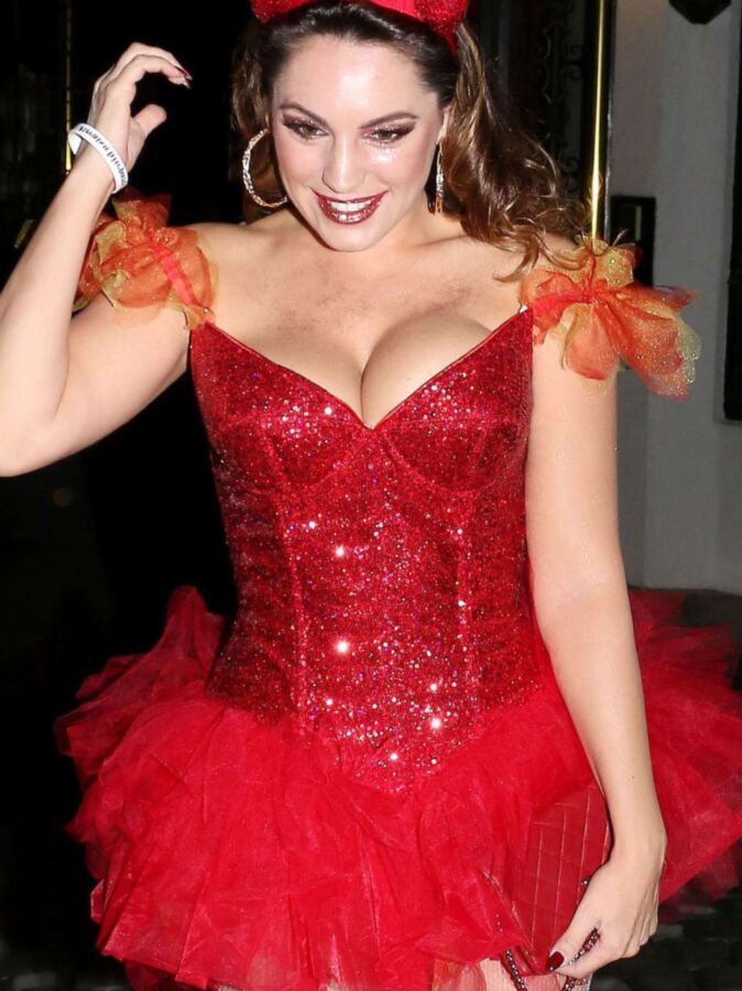 Kelly Brook - Busty British Babe as Naughty Devil for Halloween 7 of 74 pics