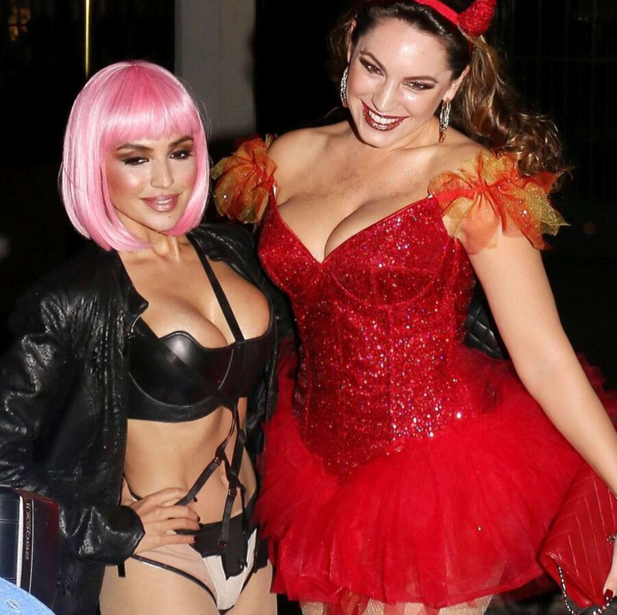 Kelly Brook - Busty British Babe as Naughty Devil for Halloween 24 of 74 pics
