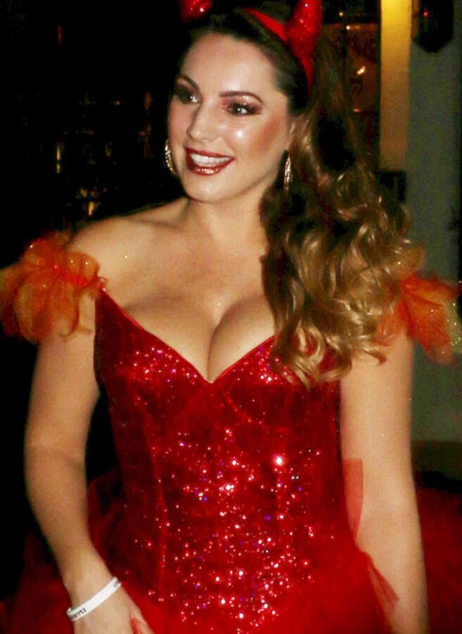 Kelly Brook - Busty British Babe as Naughty Devil for Halloween 4 of 74 pics