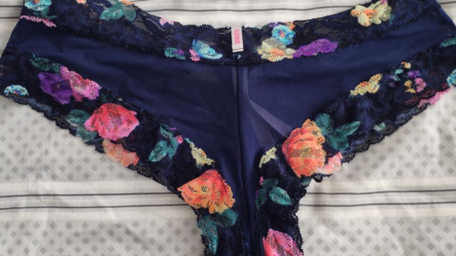More of her used underwear with stains and one pic of her 6 of 16 pics