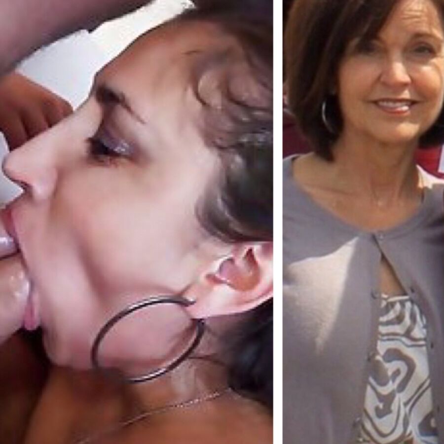 Mature brunette wife Gail before and after  11 of 23 pics