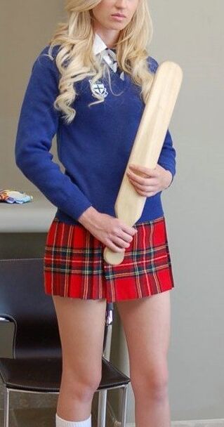 Schoolgirl Paddling 6 of 24 pics