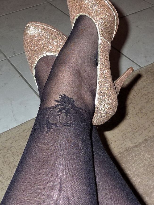 Krystyna S. - polish chubby and leggy milf in pantyhose, heels 24 of 24 pics