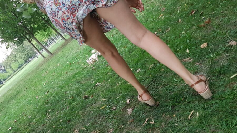 One of my Arab friend and her Upskirt (candid spying) 8 of 23 pics