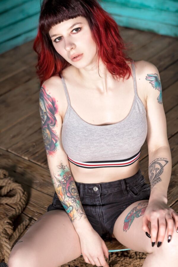 Suicide Girls - Loribax - Red Sun 2 of 54 pics