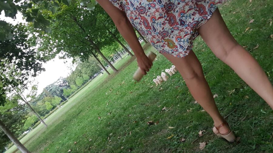 One of my Arab friend and her Upskirt (candid spying) 7 of 23 pics