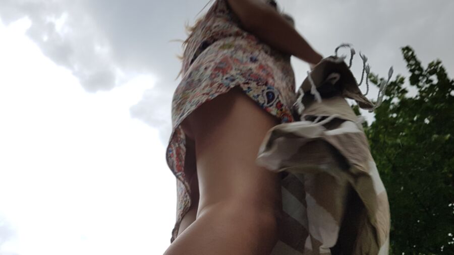 One of my Arab friend and her Upskirt (candid spying) 10 of 23 pics