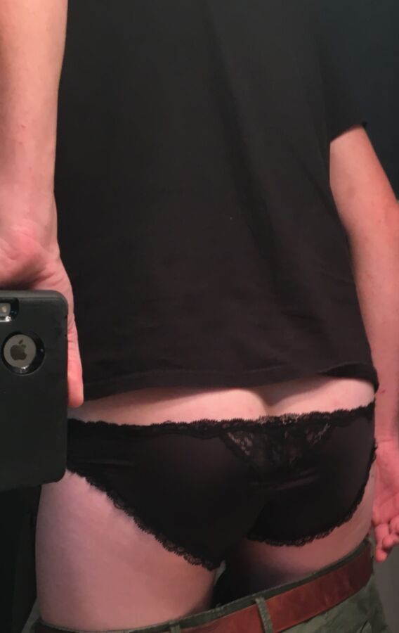 My Friday shaving, panty and butt plug routine 3 of 38 pics