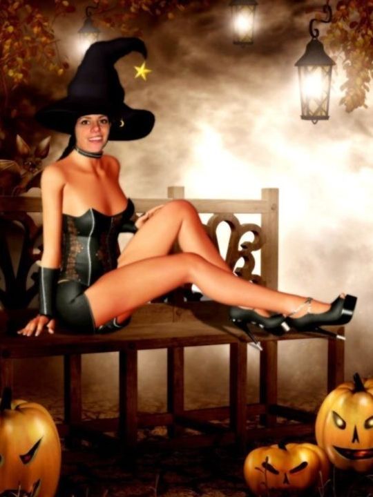 A Bewitching Witch Bitch for Halloween - Happy Halloween  14 of 15 pics