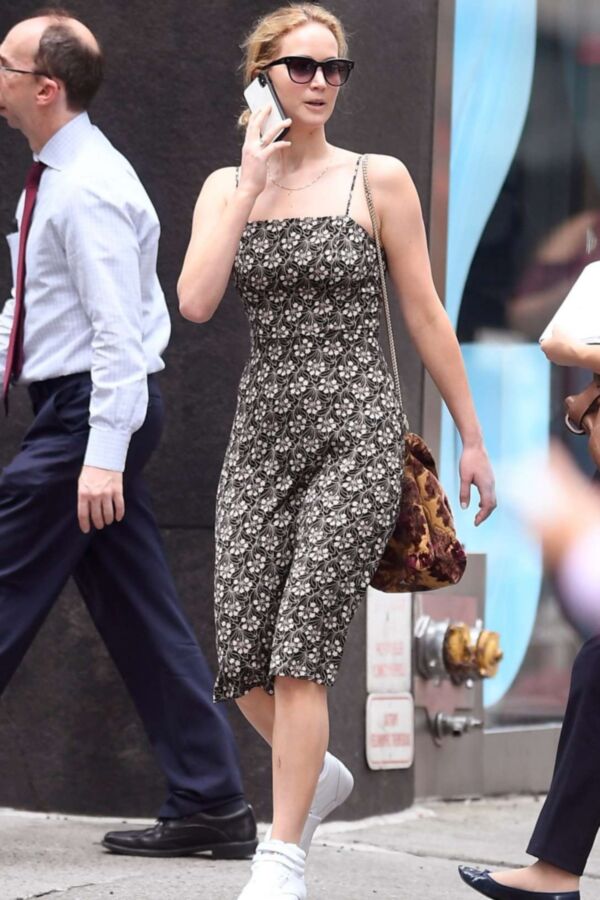 Jennifer Lawrence- Hollywood Celeb at Bergdorf Goodman Store, NY 12 of 23 pics