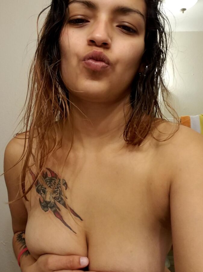 South American tattooed slut with creamy sludge bucket-web 1 of 51 pics