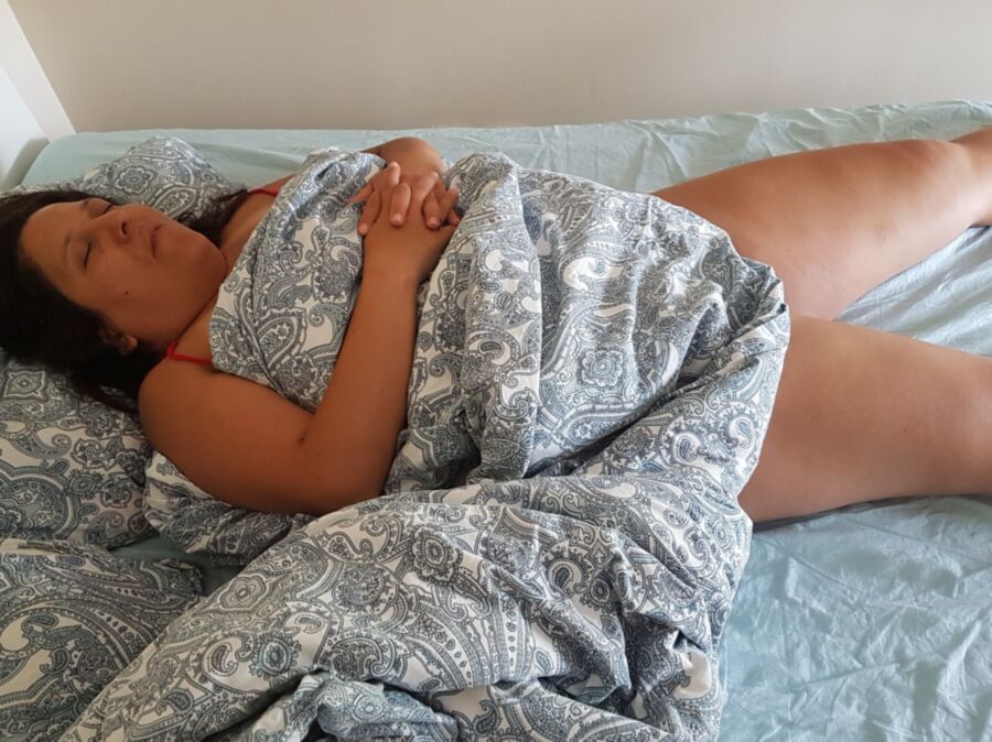 Maria sleeping with hot panty and wedgie (candid unaware) 15 of 31 pics