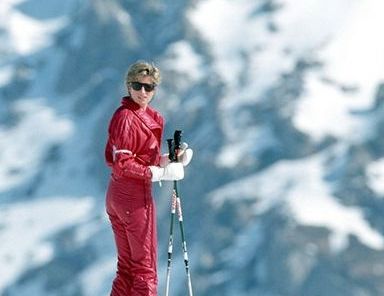 Princess Diana skiing 1 of 5 pics