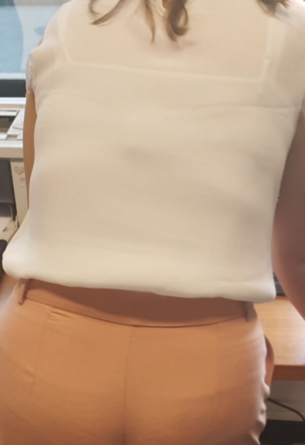 Lovely Teen Arab co worker with huge ass and VPL (candid) 22 of 30 pics