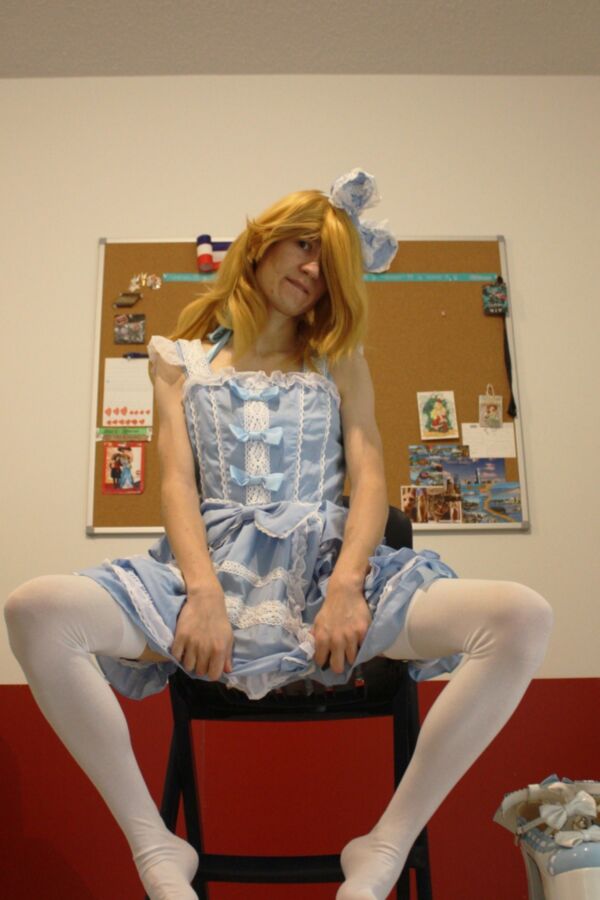 plugged and toyed sissy trap lolita crossdress 10 of 10 pics