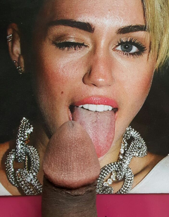 Miley Cyrus Cum / Cock Tributes 2 of 7 pics