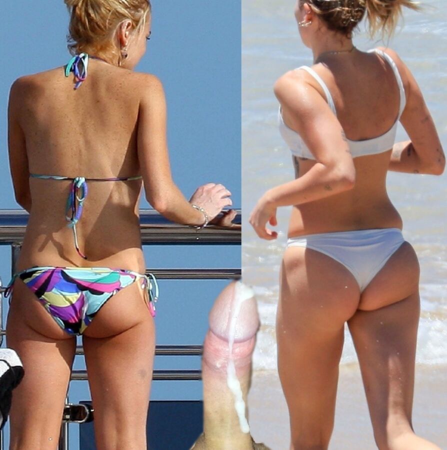 CELEBRITY BIKINI CHOICE - WHICH ONE GETS THE CUM 19 of 28 pics