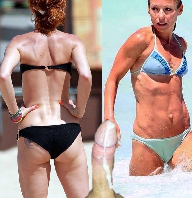 CELEBRITY BIKINI CHOICE - WHICH ONE GETS THE CUM 15 of 28 pics