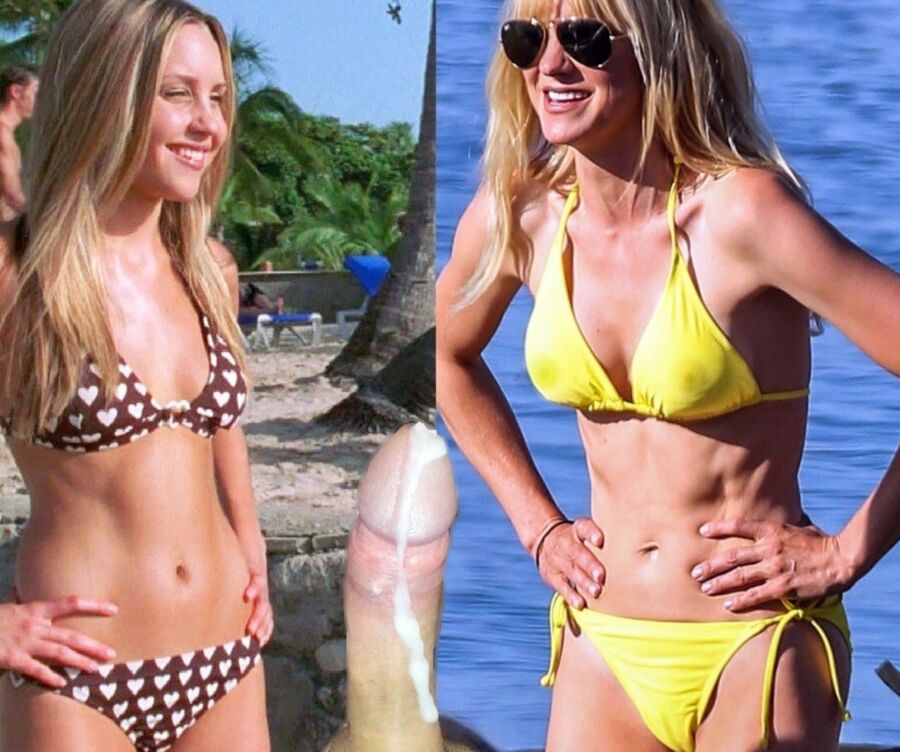 CELEBRITY BIKINI CHOICE - WHICH ONE GETS THE CUM 1 of 28 pics