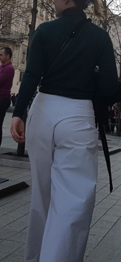 Milf with white pants VTL (candid) 19 of 19 pics