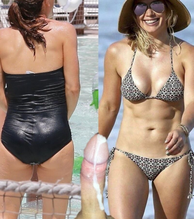 CELEBRITY BIKINI CHOICE - WHICH ONE GETS THE CUM 18 of 28 pics