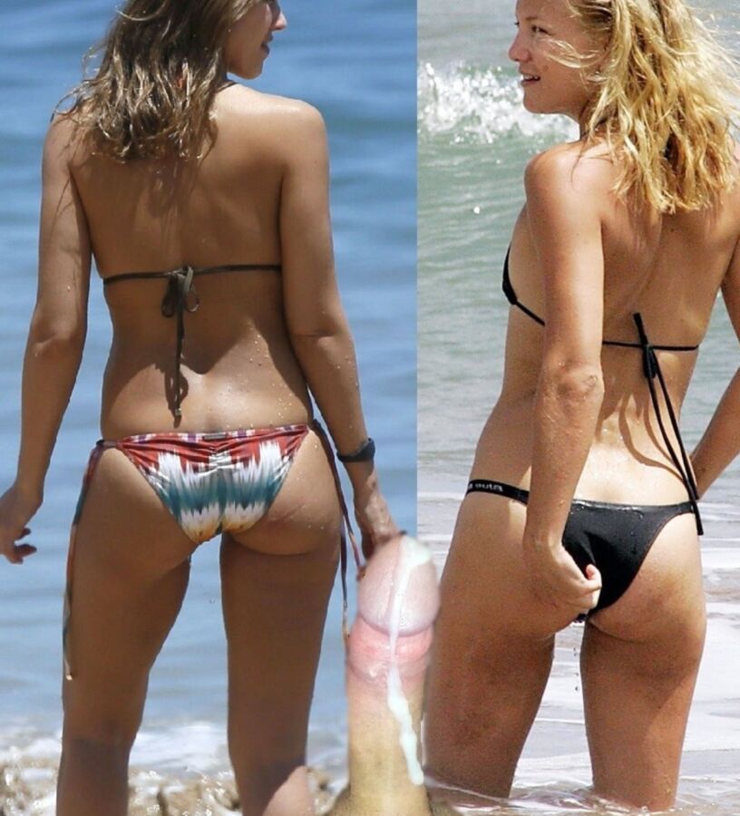 CELEBRITY BIKINI CHOICE - WHICH ONE GETS THE CUM 8 of 28 pics