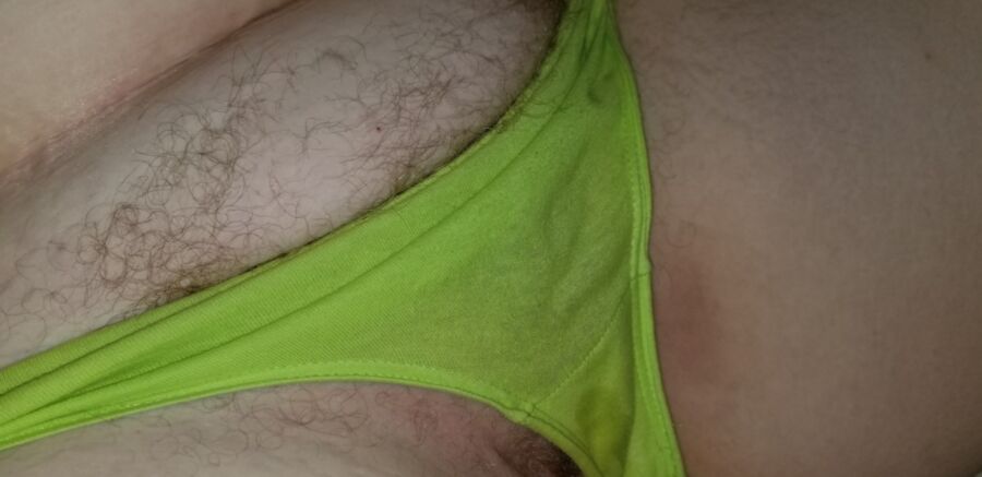 Cotton green panties  24 of 31 pics