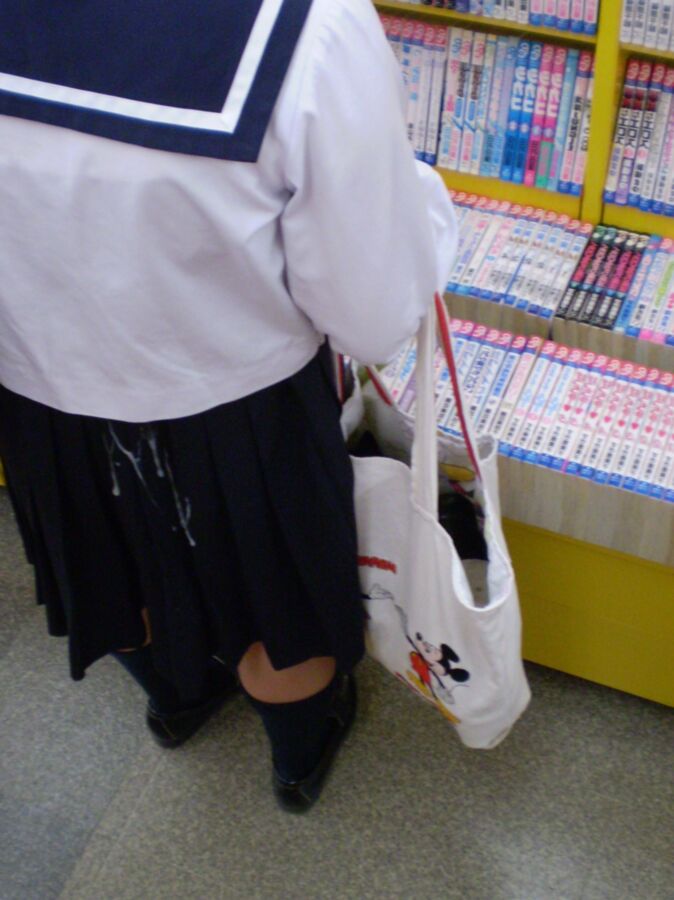 JP schoolgirl uniform cumshot 12 of 14 pics