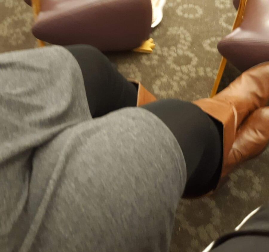 My Wife In Boots And Leggings Candid, For Your Comments 23 of 36 pics