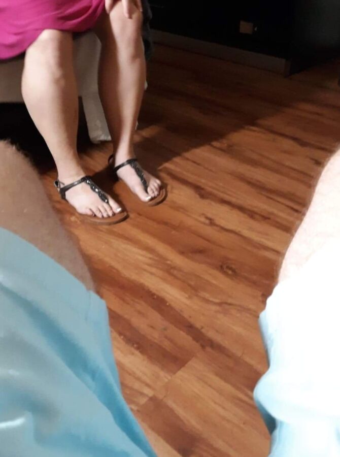 Wife In Dress & Strappy Sandals For Comments 6 of 17 pics