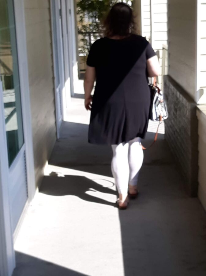 Wife In Dress,Leggings And Sandals For Comment 8 of 8 pics