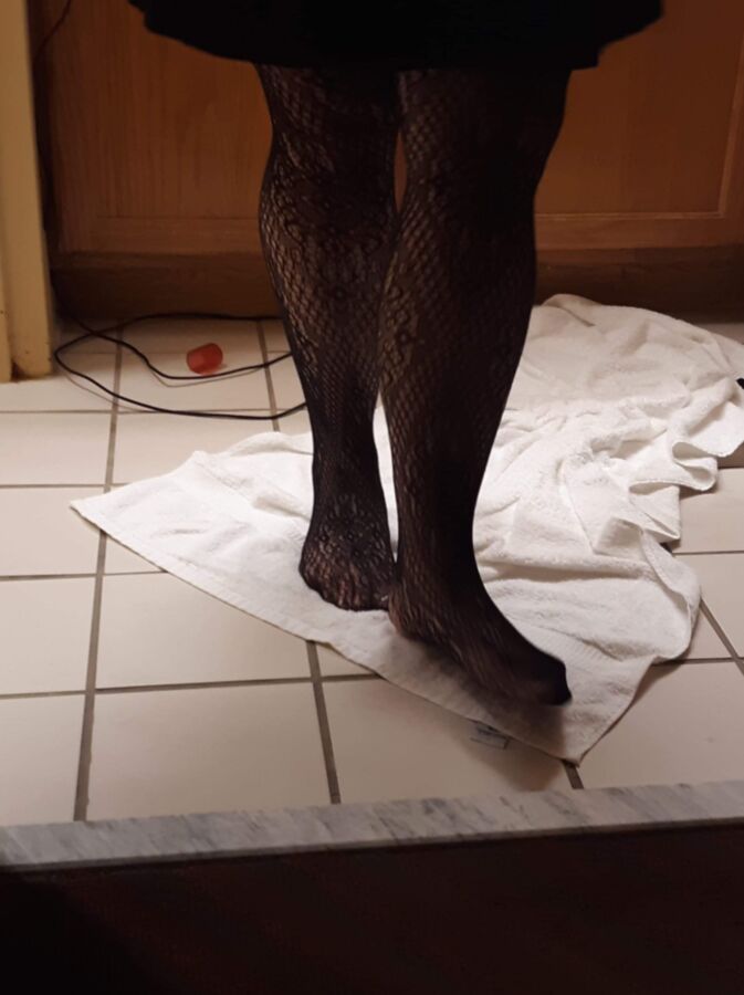 Wifes Legs & Feet In Panythose on Vacation For Comment 5 of 18 pics