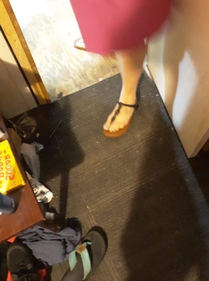 Wife In Dress & Strappy Sandals For Comments 8 of 17 pics