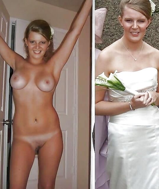 Dressed/undressed Brides - they do all kinds of things ... 13 of 20 pics