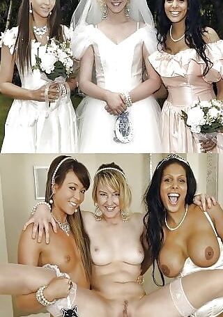 Dressed/undressed Brides - they do all kinds of things ... 11 of 20 pics
