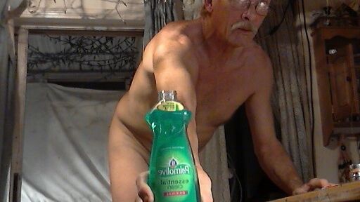 bottle of soap for lube stick it in 1 of 7 pics